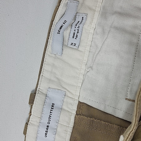 NWT Urban Chino Pants Skinny Fit Size 31 Tan - Picture 4 of 7